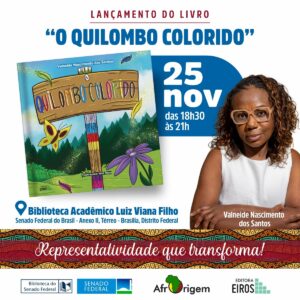 Secretária Nacional da Negritude do Partido Socialista Brasileiro lança livro infantil no Senado